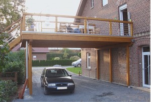 Carport mit Balkon Lippetal Herzfeld